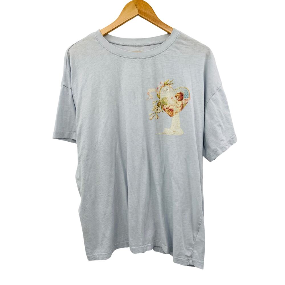 BOYS LIE  light blue boyfriend tshirt